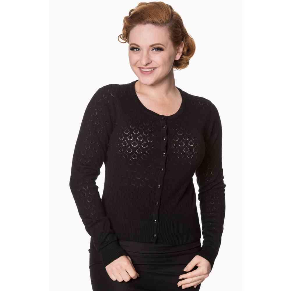 Dancing Days - WATCH OUT Cardigan - Noir Product image